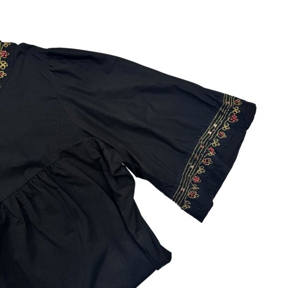 The Vermont Country Store 100% Cotton Embroidered/Beaded Dress Women's Size 2X - Picture 5 of 10